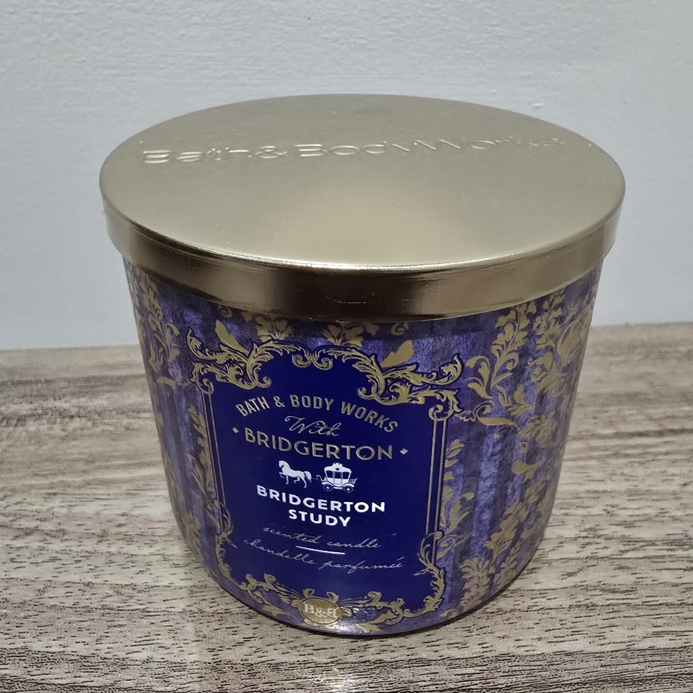 NEW Bath & Body Works - Bridgerton Study 3 Wick Candle